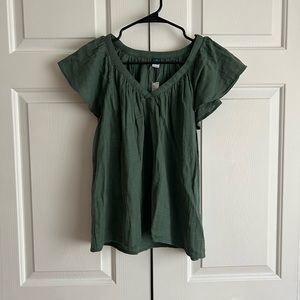 NWT Old Navy Teal Short Sleeved Blouse